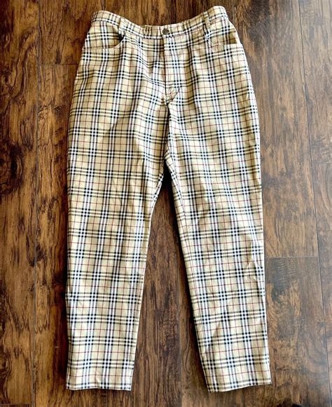 burberry white jeans mens|Burberry nova check trousers men's.